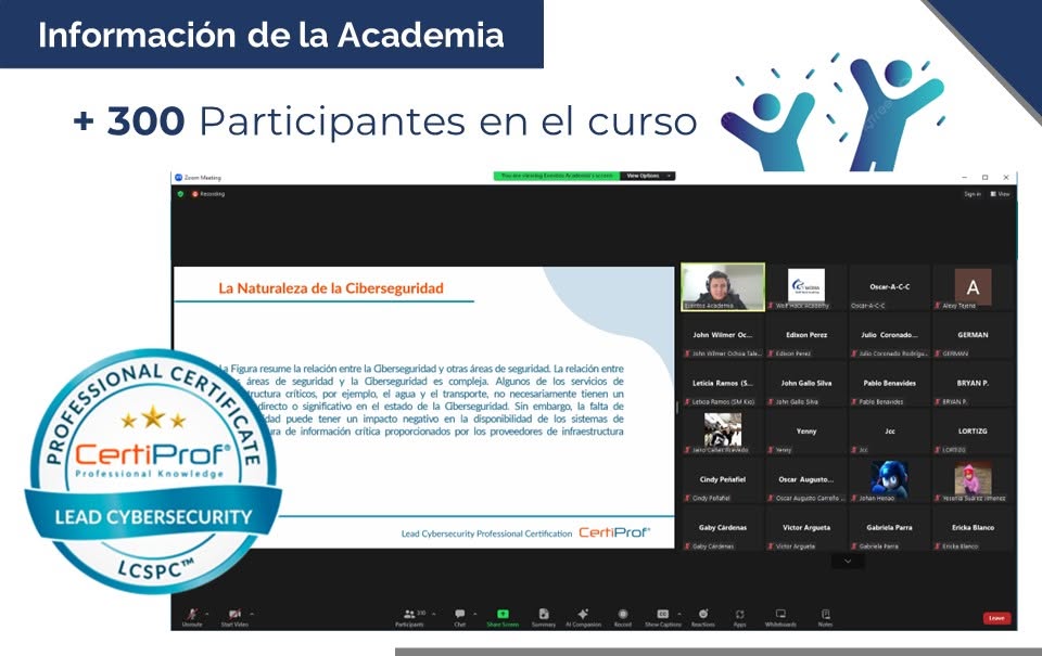 Evidencia visual de Lead Cybersecurity Professional